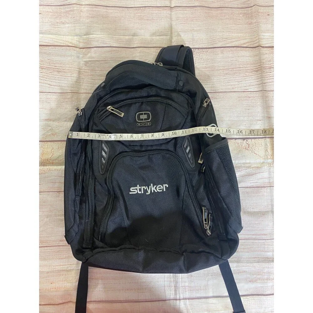 Ogio Unisex Black Casual Full Zip Multi Pocket Back Pack - OS - Picture 5 of 11